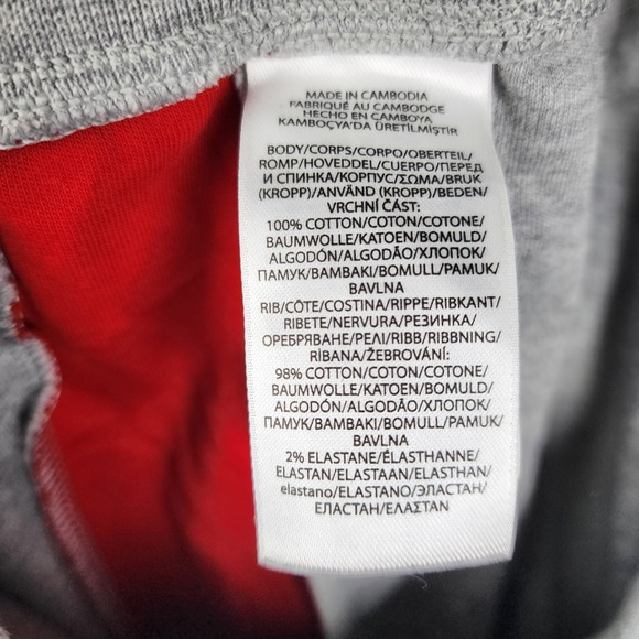 Polo Ralph Lauren Sweat Shorts Mens 2XB Gray Colorblock Big & Tall Pony Logo - Picture 8 of 10